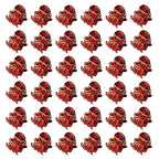50 PCS Mini Hair Claw Clips， Bangs Strong Grip Multifunction Clamp Clips. (Black + Transparent white + brown)