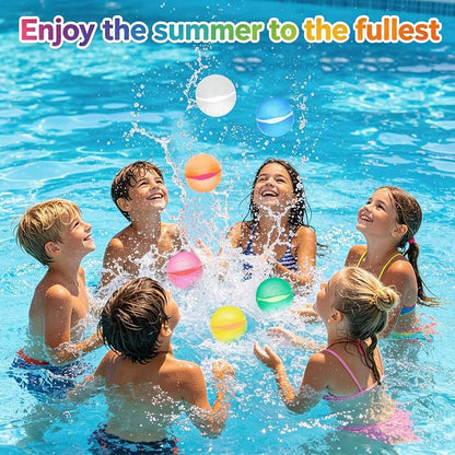 24PCS Reusable Water Balloons for Kids, Water Bomb Summer Toy - Image 5