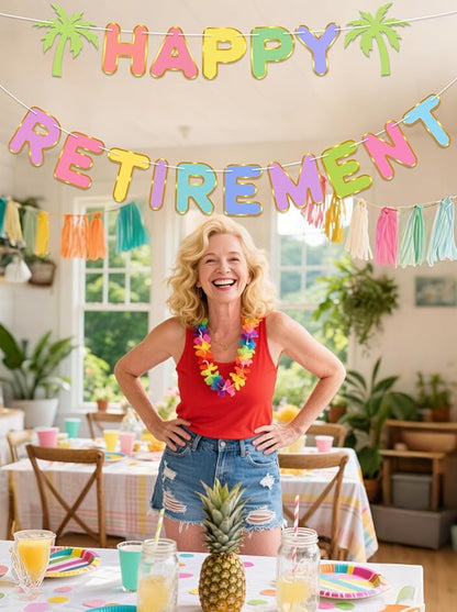 Pre-Strung Happy Retirement Banner - Image 5