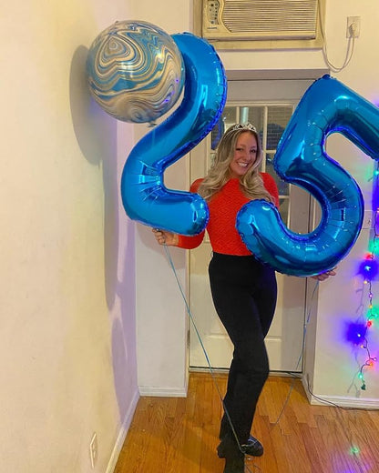 Navy Blue 5 Balloon - Image 4