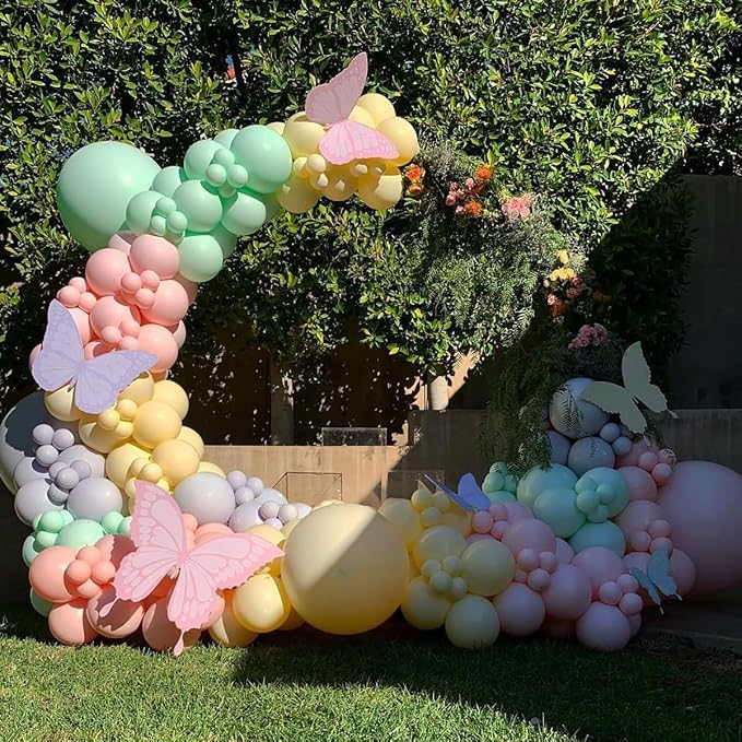 Pastel Balloon Garland Arch Kit - Image 6