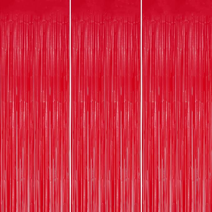 DECOCKRAT 3 Pack Foil Fringe Backdrop by DECOCKRAT