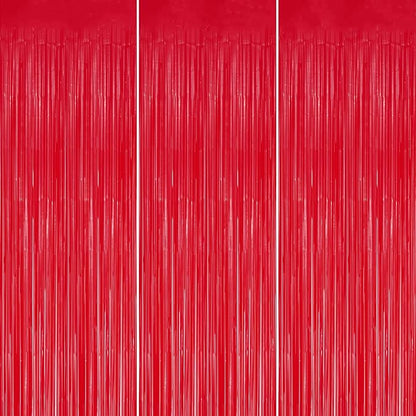 DECOCKRAT 3 Pack Foil Fringe Backdrop by DECOCKRAT