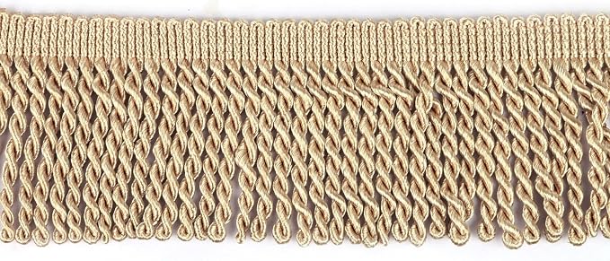 BEL AVENIR Bullion Fringe Trim Curtain Fringes 10 Yard x 2.5 Inches Sewing | - Image 2