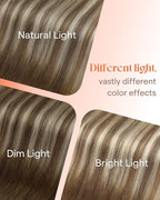 Sunny Hair Tape in Hair Extensions Real Human Hair Invisible Remy Hair Extensions Tape ins for Women Medium Brown Ombre PLatinum Blonde Balayage 24 inch 25G