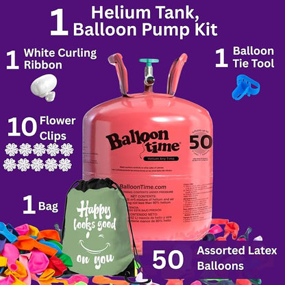 Balloon Time Disposable Helium Tank 14.9 cu.ft - Image 2
