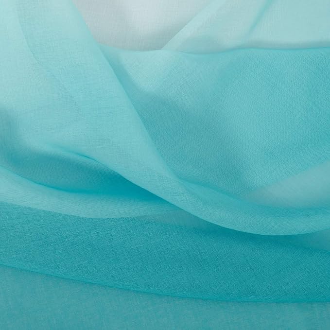 DWCN Ombre Faux Linen Sheer Curtains - Image 6