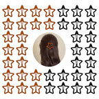 40PCS Large Hair Clips for Women – 2.36 Inch Star Snap Hair Clips, Big barrettes for Thick Hair