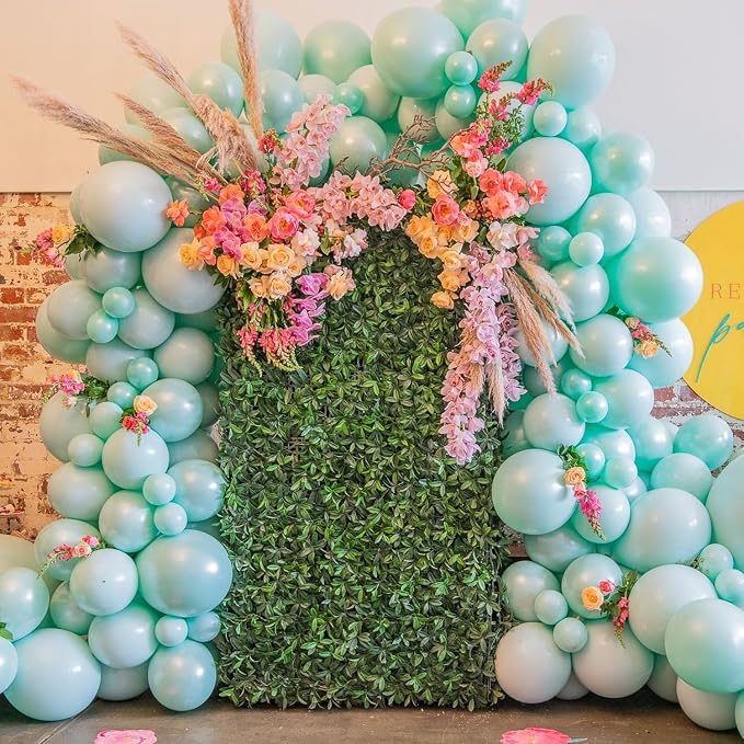 Mint Green Balloons Different Sizes 135pcs 18 12 10 5 Inch Pastel Green Balloon - Image 4