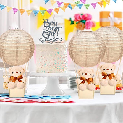 12 Sets Bear Hot Air Balloon Table Centerpieces - Image 6