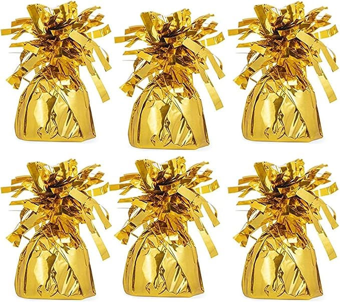 Chochkees Gold Metallic Balloon Weights, Novelty and Gag Gifts, 5.5" Inches by Chochkees