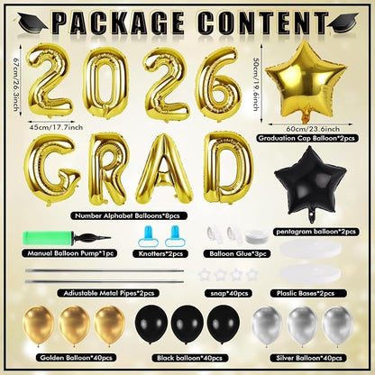 2 Sets Graduation Balloon Column Stand Kits - Image 3