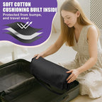 Hair Tools Travel Bag, Hair Tool Organizer with Large Heat Resistant Mat, Hair Dryer Curling Iron Travel Case for Flat Irons, Straighteners and Haircare Accessories