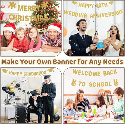 133PCS DIY Banner Kit with Letters Symbols, Make Your Own Banner, Personalized - Image 5