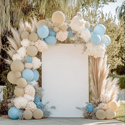 RUBFAC White Balloon Arch Different Sizes Sand White Balloons 129pcs | 18 12 10 - Image 6