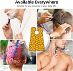 Beard Apron Hair Catcher, Yellow Softball Shave Bib, Waterproof Non-Stick Shaving Bib, Trimming Grooming Tool for Dad Men Anniversary
