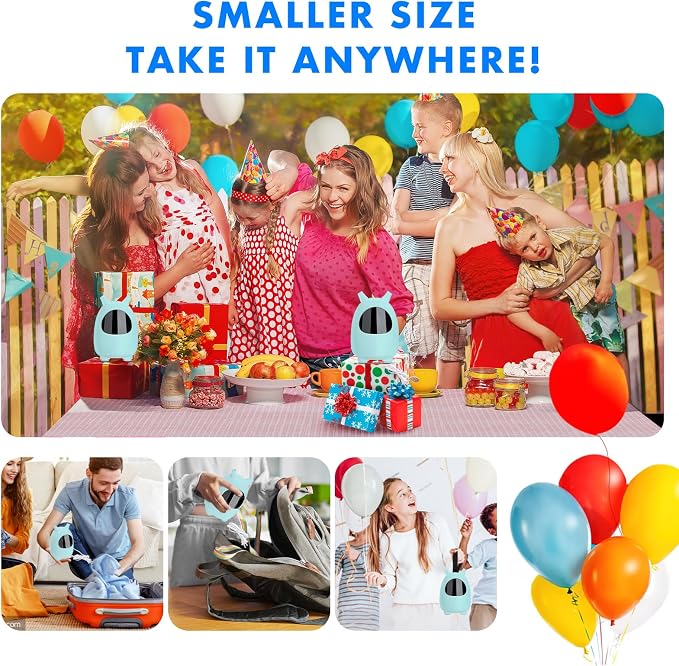 Balloon Pump Electric, SPLAKS Balloons Inflator Air Pump Portable Balloon Blower - Image 5