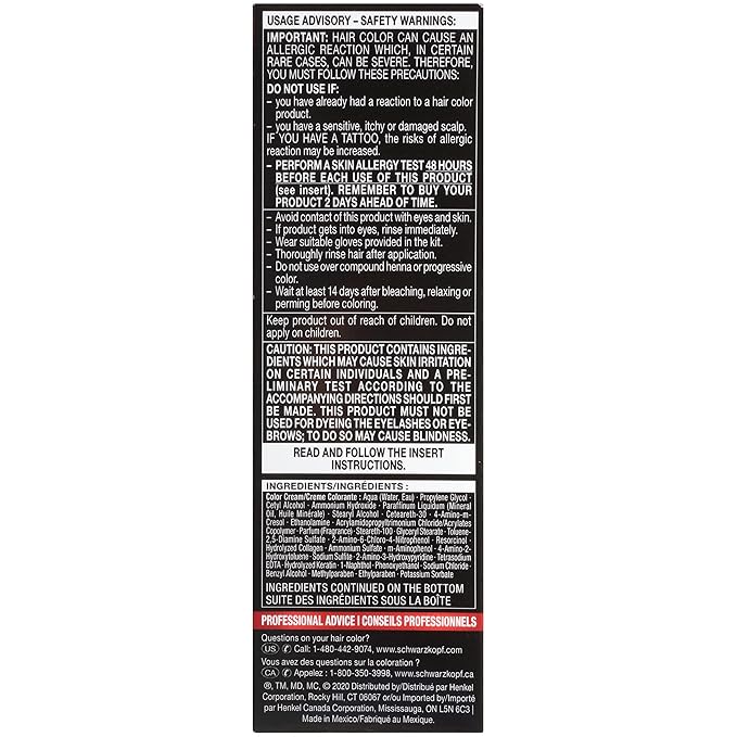 Schwarzkopf Keratin Color Permanent Hair Color Cream, 5.75 Medium Copper Brown, 5.75 Medium Copper Brown, 1 Count