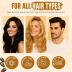 Castor Oil Shampoo and Conditioner Set | 16 fl oz Each | with Batana Oil | Strengthening, Thickening & Hydrating Formula | Supports Hair Growth & Fuller, Healthier Hair