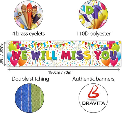 We Will Miss You Banner - Image 2