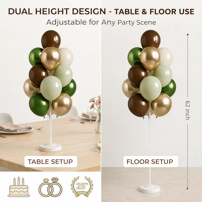 2 Sets Gold Balloon Stand Kit - Image 4