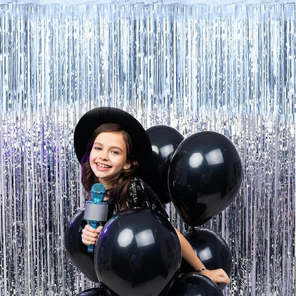 Black Balloons Party Decorations 30 Pack 18 inch Round Halloween Latex Balloons - Image 6