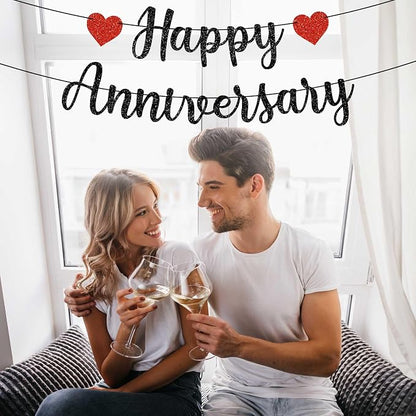 Pre-Strung Happy Anniversary Banner - Image 6