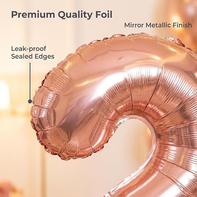 YPSelected 32 Inch Large Foil Helium Number Balloon Birthday Wedding Party 0-9 - Image 8