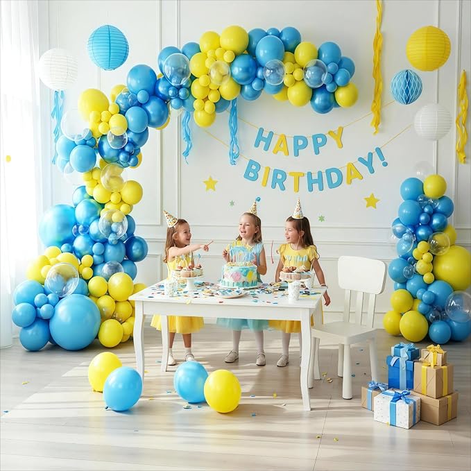 Cartoon Sponge Balloon Garland Arch Kit - Image 3