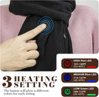 EN'DA professional Heated Scarf for Women and Men with Rechargeable Battery, Winter Electric Scarf for Cold Weather