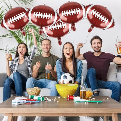 American Football Balloons 12pcs 20 inches Rugby Ball Balloon Football Party - Image 6