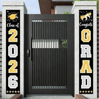 Graduation Decorations Class of 2026 Hanging Grad Banner, Graduation by Gredeit