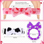 WSYUB 3PCS Spa Headbands, Headbands for Face Washing, Makeup Skincare Headband for Girls Women Spa Birthday Party