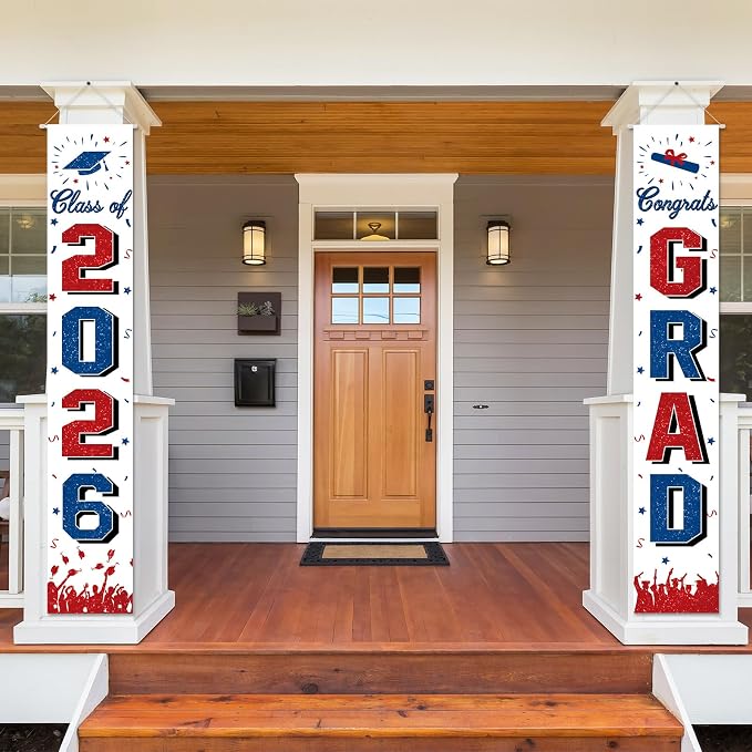 2026 Graduation Decorations, Graduation Banner Class of 2026, Hanging - Image 3