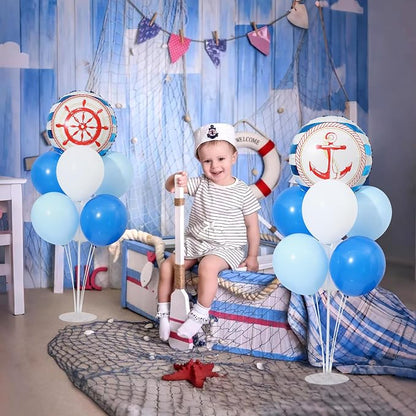 Nautical Balloon Stands for Table Centerpieces 2 Sets - Image 2