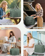 Gym Bag Womens,Travel Duffel Carry on Bag Sport Tote Bag Weekend Overnight Bag