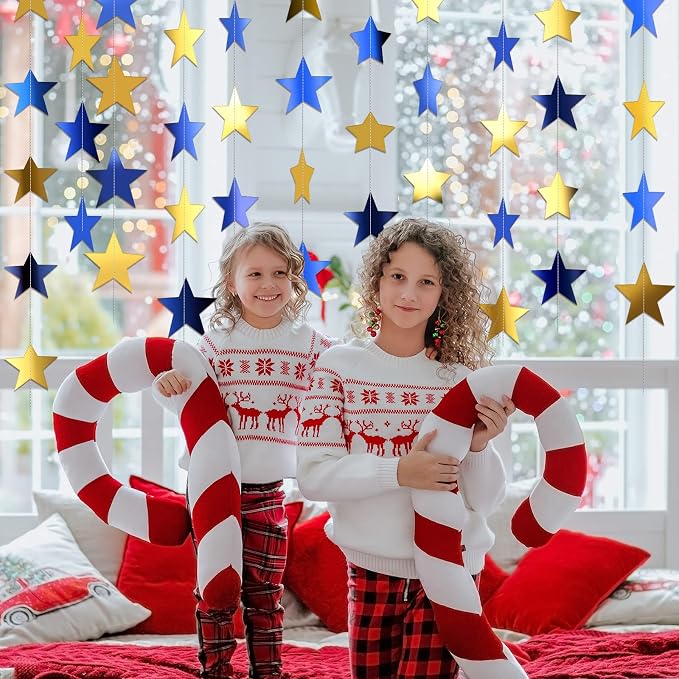 Patelai 130 ft Star Garland Banner Decor - Image 5