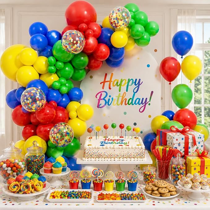 131pcs Colorful Balloon Arch Kit - Image 7