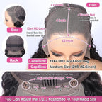 CYNOSURE HD Lace Front Wigs Human Hair Pre Plucked 180% Density Kinky Curly Lace Frontal Wigs Human Hair Glueless Natural Black Color 28inch