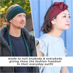 CHARM Japanese Headband Pirate Bandana - Men Ninja Head Wrap Women Hair Band