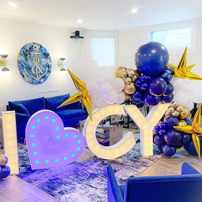 Voircoloria 66pcs Navy Blue Dark Blue Latex Party Balloons, 12inch | - Image 7