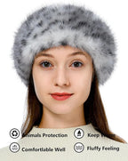 sy soul young Faux Fur Headband with Elastic for Women's Winter Earwarmer Earmuff
