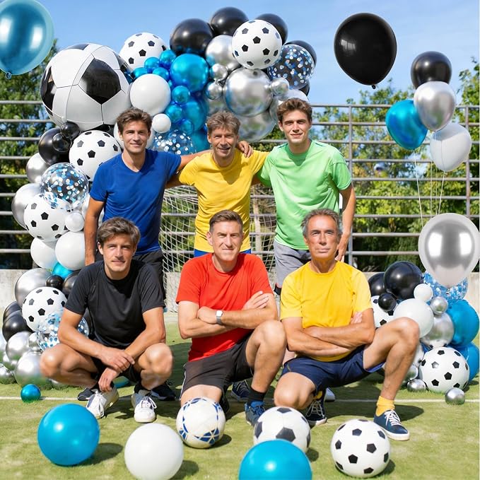 Soccer Balloon Garland Arch Kit - Image 4
