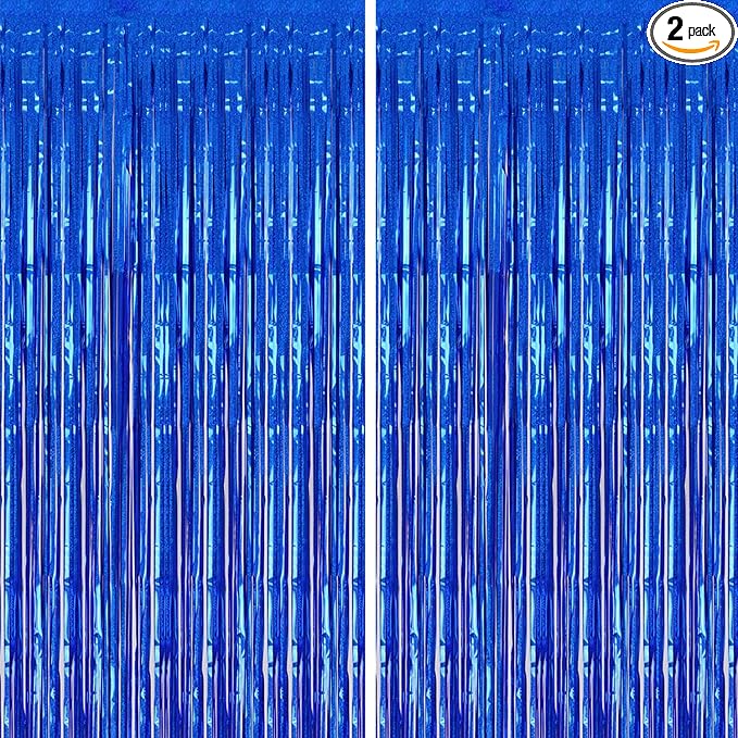DECOCKRAT 2 Pack Foil Fringe Backdrop by DECOCKRAT
