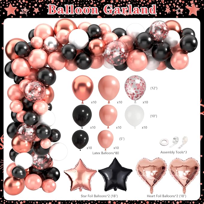 Retirement Party Decorations for Women, Retirement Balloons, Sash Hanging Swirls - Image 3