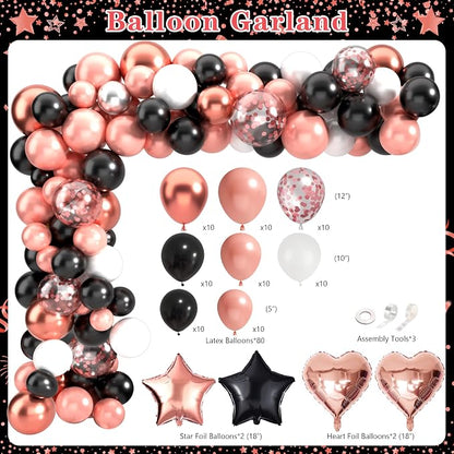 Retirement Party Decorations for Women, Retirement Balloons, Sash Hanging Swirls - Image 3
