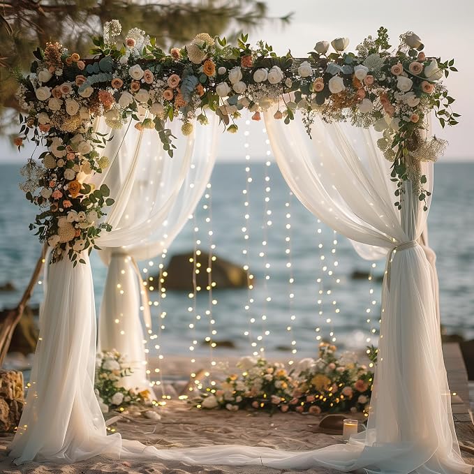 Fomcet Tulle Backdrop Curtains - Image 8