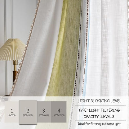 Sutuo Home Boho Curtains 63 inches - Image 6