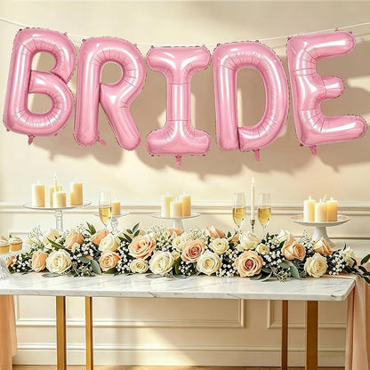 BRIDE Balloons Bachelorette, 40 Inch, Foil Mylar, Helium-fillable, - Image 7