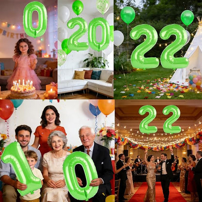 40 Inch Number 22 Balloons for 22nd Birthday Party Decorations, 0-100 Fruit - Image 7
